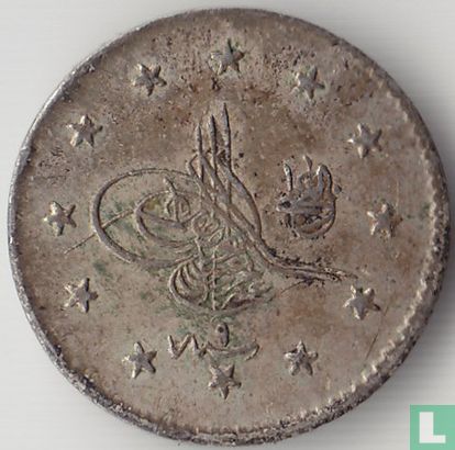 Ottomaanse Rijk 1 kurus AH1293-9 (1883) - Afbeelding 2