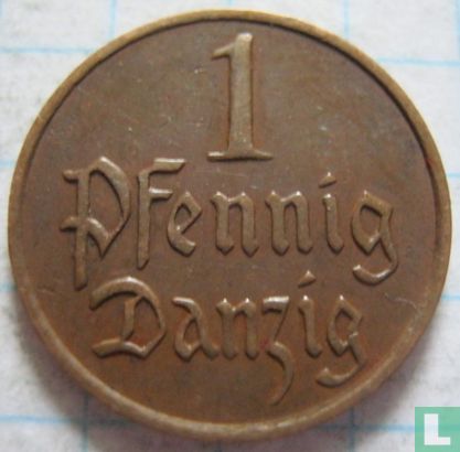 Danzig 1 Pfennig 1929 - Bild 2
