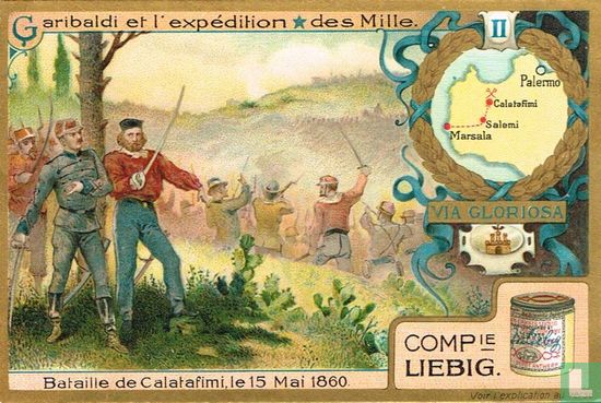 Bataille de Calatafimi, le 15 Mai 1860
