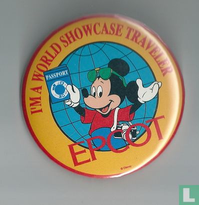 Mickey Mouse Epcot button