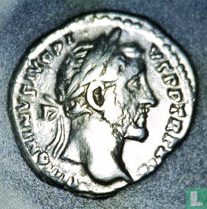 Romeinse Rijk, AR Denarius, 138-161 AD, Antoninus Pius, Rome, 155 AD - Afbeelding 1