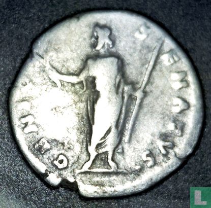 Empire romain, AR denier, Antonin le pieux 138-161 AP, Rome, AD 142 - Image 2