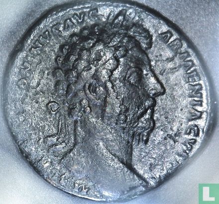 Romeinse Rijk, AE Sestertius, 161-180 AD, Marcus Aurelius, Rome, 163-164 AD - Afbeelding 1