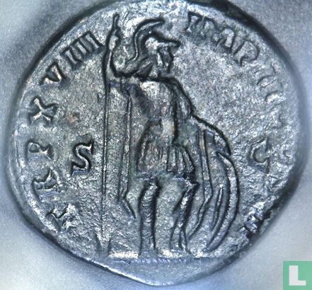 Romeinse Rijk, AE Sestertius, 161-180 AD, Marcus Aurelius, Rome, 163-164 AD - Afbeelding 2