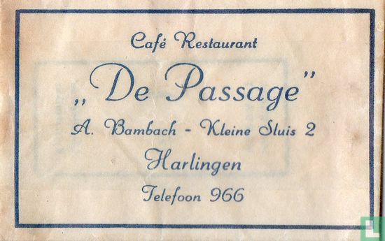 Café Restaurant "De Passage" - Afbeelding 1
