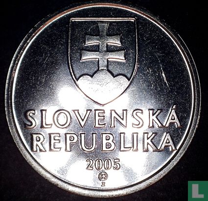 Slowakei 5 Korun 2005 - Bild 1