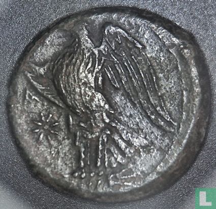 Syracuse, Sicilië, AE22, 288-279 BC, Hiketas - Afbeelding 2