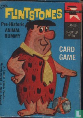 The Flintstones pre-historic animal rummy card game - Image 1