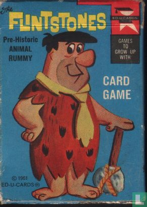 The Flintstones pre-historic animal rummy card game - Afbeelding 2