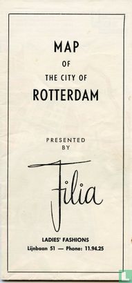Map of the city of Rotterdam - Image 1