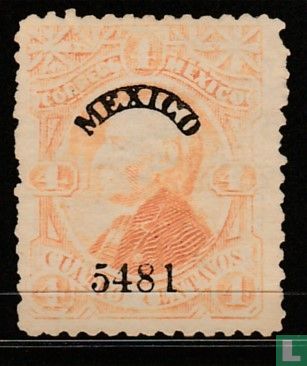 Miguel Hidalgo (Mexico overprint)