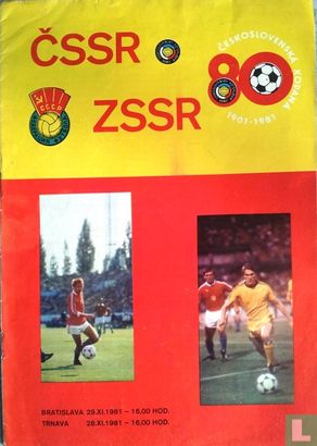 Tsjechoslowakije - Sovjet Unie 1981