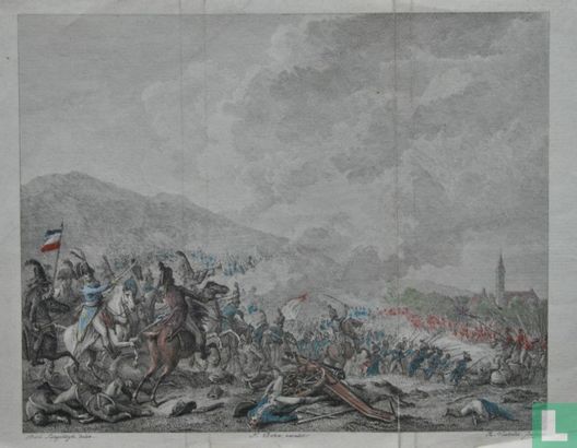 Gevecht by Castricum. Op den 6. October 1799
