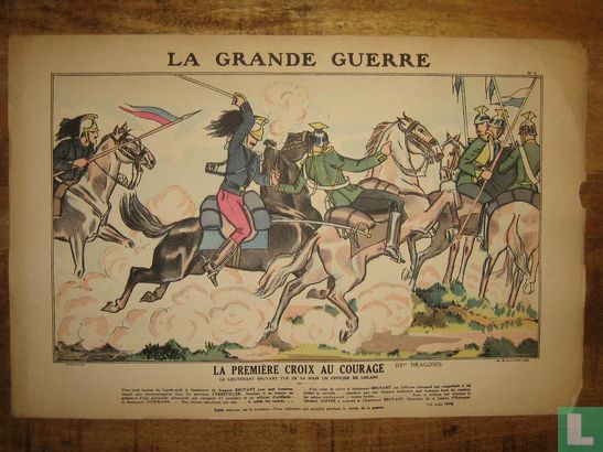 La Grande Guerre - La Première croix au courage – 1915  - Afbeelding 1