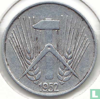 DDR 5 pfennig 1952 (A) - Afbeelding 1
