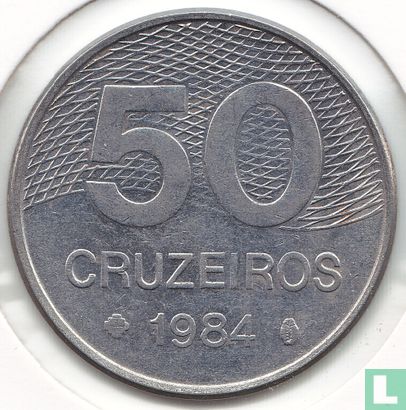 Brazilië 50 cruzeiros 1984 - Afbeelding 1