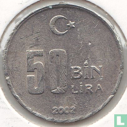Turkey 50 bin lira 2002 - Image 1