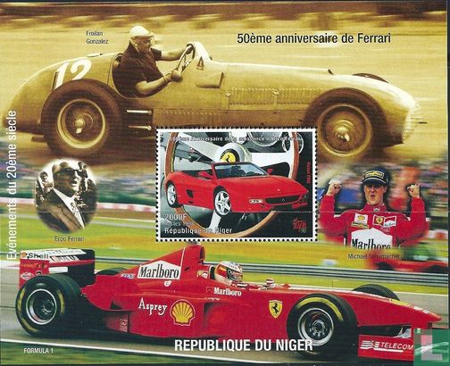 Niger - 50 jaar Ferrari