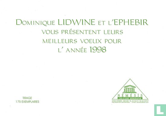 Dominique Lidwine et l'Ephebir vous présentent leurs meilleurs voeux pour l'année 1998  - Afbeelding 2