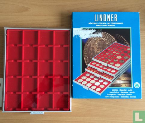 Lindner Münzenbox / Coinbox / Muntenbox voor 20 munten - Image 1
