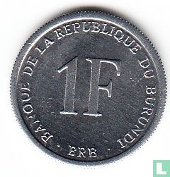 Burundi 1 franc 2003 - Afbeelding 2