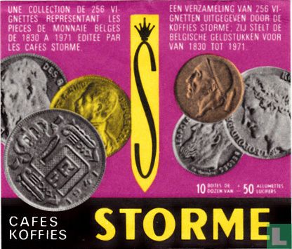 Storme - Belgische geldstukken