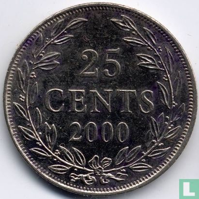 Libéria 25 cents 2000 - Image 1