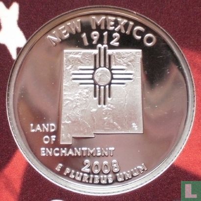 Vereinigte Staaten ¼ Dollar 2008 (PP - Silber) "New Mexico" - Bild 1