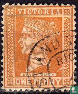 Timbre fiscal - La Reine Victoria - Image 1