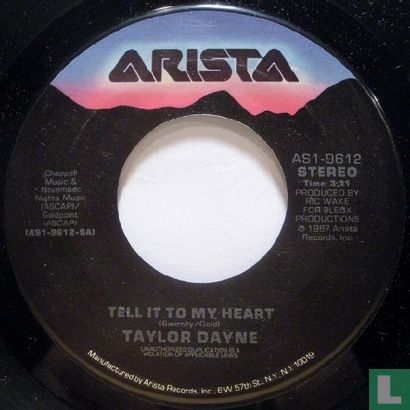 Tell It To My Heart  - Afbeelding 3