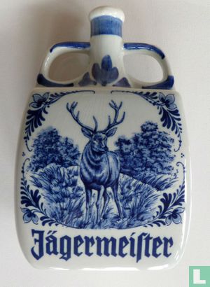  Jägermeister Kräuterlikör  Ceramic Vintage Container 1960s - Bild 1