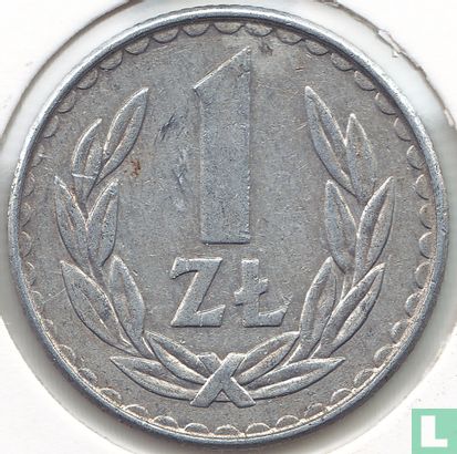Pologne 1 zloty 1987 - Image 2