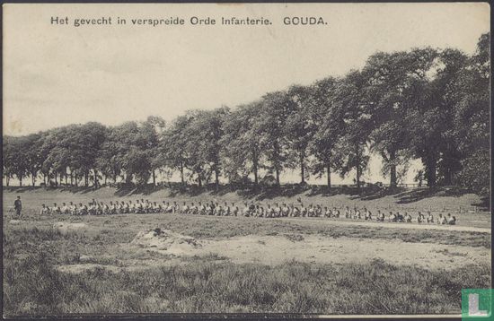 Het gevecht in verspreide Orde Infanterie, Gouda