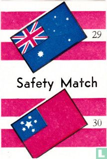 vlaggen van Australië en Birma - Safety Match