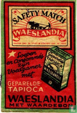 Waeslandia - geparelde tapioca