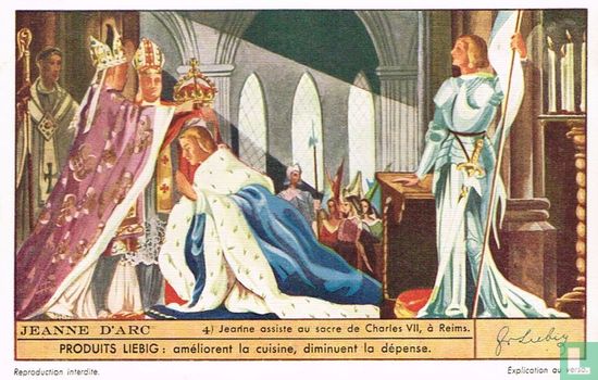 Jeanne assiste au sacre de Charles VII, à Reims