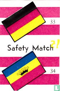 vlaggen van Duitsland en ? - Safety Match