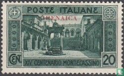 Monte Cassino, with overprint   