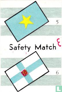 vlaggen van Kongo en Finland - Safety Match