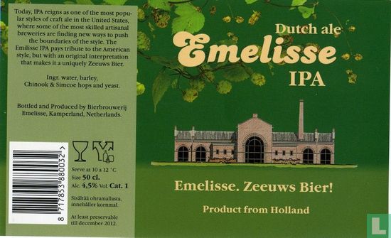 Emelisse Dutch Ale IPA