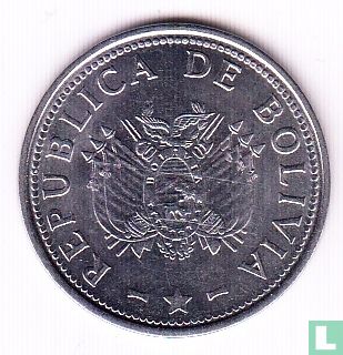 Bolivien 50 Centavo 2008 - Bild 2