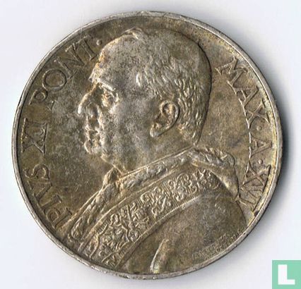 Vatican 10 lire 1937 - Image 2