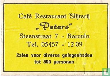 Café Rest. Slijterij Peters