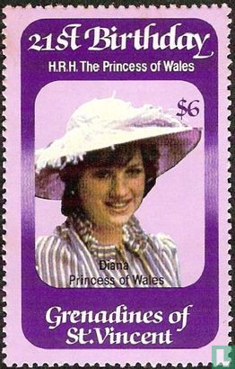 Prinses Diana - 21e verjaardag