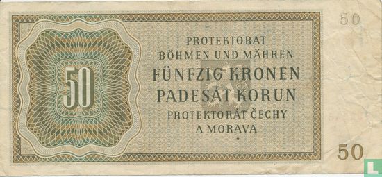 Bohemen-Moravië 50 kronen - Afbeelding 2