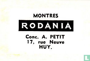 Montres Rodania - A. Petit