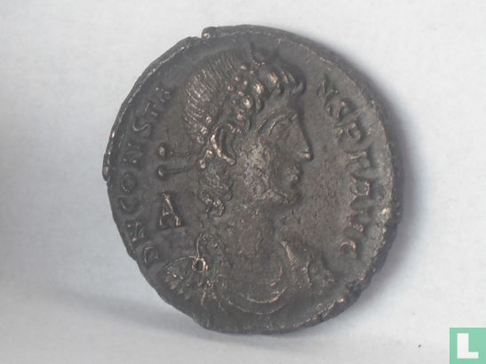 Roman Empire - AE24 Follis - Thessalonica - Constans - Image 1
