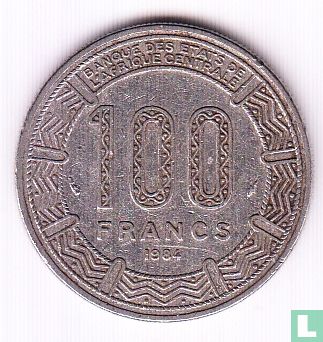 Cameroon 100 francs 1984 - Image 1