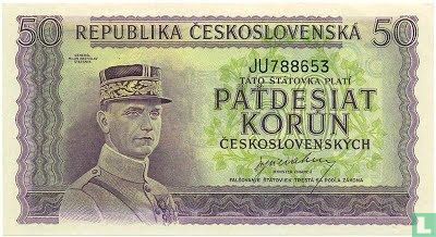 Tchécoslovaquie 50 Korun - Image 1