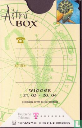 Cardbox voor Telefoonkaart Widder - Afbeelding 2